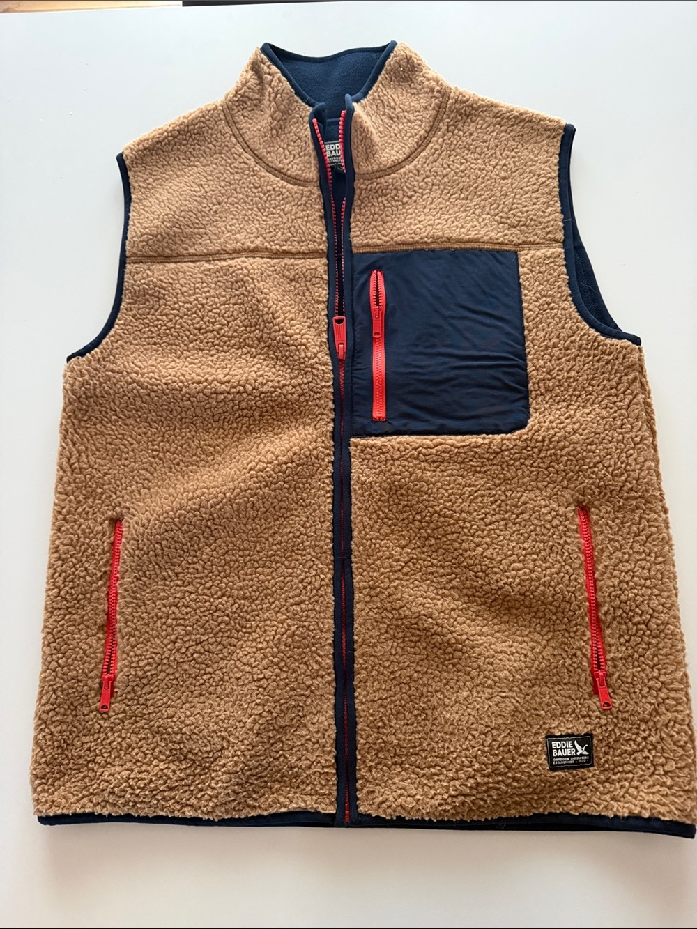 Eddie Bauer Sherpa fleece vest